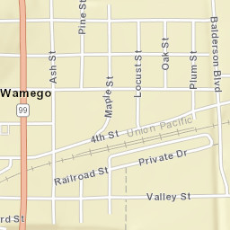 Old US Highway 24 Wamego KS 66547 Street Map