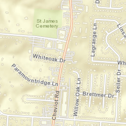 Saint Jacobs Ohio Street Map