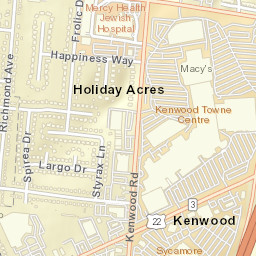 Holiday Acres Ohio Street Map