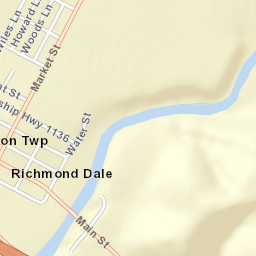 Richmond Dale Ohio Street Map
