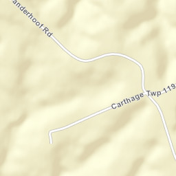 Vanderhoof Ohio Street Map