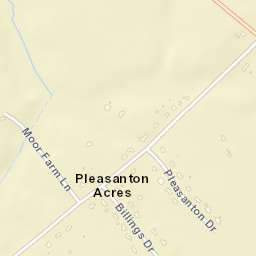 Pleasanton Acres Delaware Street Map
