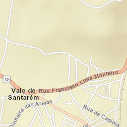 Vale de Santarém Street Map