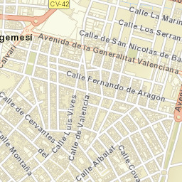 Algemesí Street Map