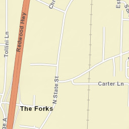 The Forks California Street Map
