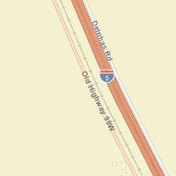 Delphos California Street Map