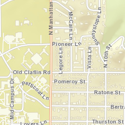 1450-1498 Campus Creek Road, Kansas State University, Manhatt Street Map