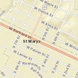 405 West Lasley Street, Saint Marys, KS Street Map