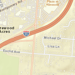 Harewood Acres Ohio Street Map