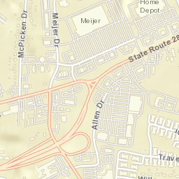 Mulberry Ohio Street Map