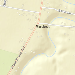 Modest Ohio Street Map
