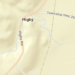 Higby Ohio Street Map