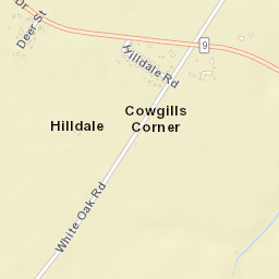 Hilldale Delaware Street Map
