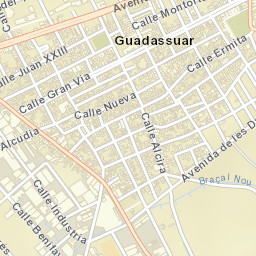 Guadassuar Street Map