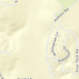 Sherwood Forest California Street Map