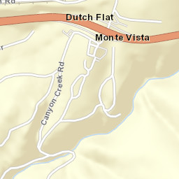 Monte Vista California Street Map