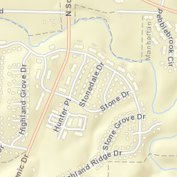 701 Highland Ridge Drive, Manhattan, KS Street Map