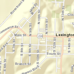 Commerce Street Lexington MO 64067 Street Map