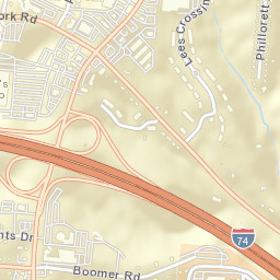 Montfort Heights Ohio Street Map