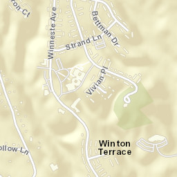 Winton Terrace Ohio Street Map