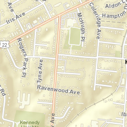 Kennedy Heights Ohio Street Map