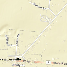 Newtonsville Ohio Street Map