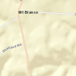 Mount Blanco Ohio Street Map