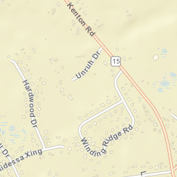 Lower Moores Corner Delaware Street Map