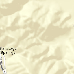 Saratoga Springs California Street Map