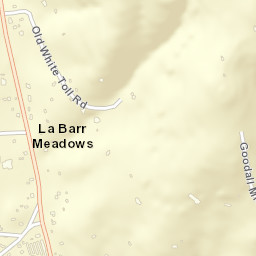 La Barr Meadows California Street Map