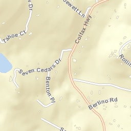 Coleman California Street Map