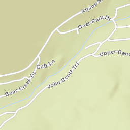 Alpine Meadows California Street Map