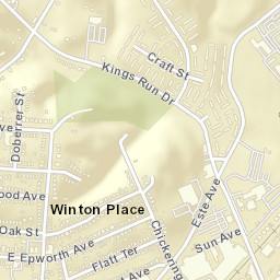 Winton Place Ohio Street Map