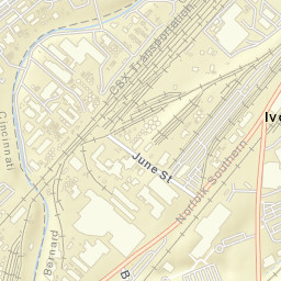 Ivorydale Ohio Street Map