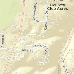 Country Club Acres Ohio Street Map