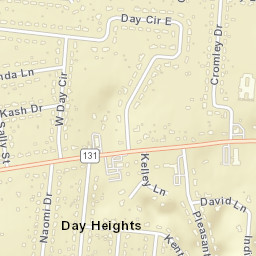 Day Heights Ohio Street Map