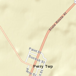 Cynthiana Ohio Street Map