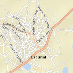Escurial Street Map