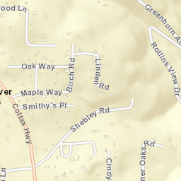 Bear River Pines California Street Map