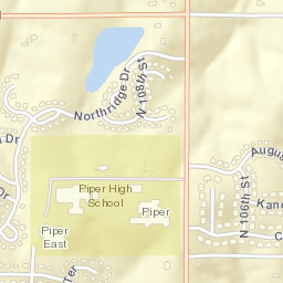 4640 North 107 Street, Kansas City, KS Street Map