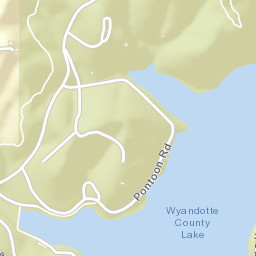 Wyandotte County Lake Park Road, Kansas City Street Map