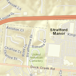Stratford Manor Ohio Street Map