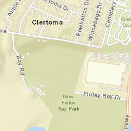 Clertoma Ohio Street Map
