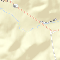 Snowville Ohio Street Map