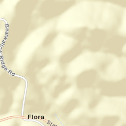 Flora Ohio Street Map