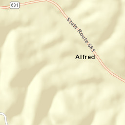 Alfred Ohio Street Map