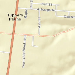 Tuppers Plains Ohio Street Map