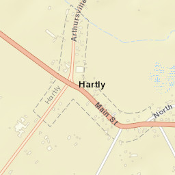Hartly Delaware Street Map