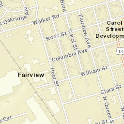Fairview Delaware Street Map
