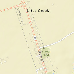 Little Creek Delaware Street Map